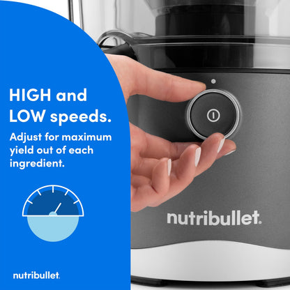 nutribullet® Juicer, 800W Juicer, Large 3" Feed Chute for Whole Fruits and Vege