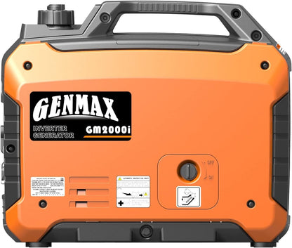 GENMAX Portable Inverter Generator, 2000W Ultra Quiet Gas Engine, EPA Compliant