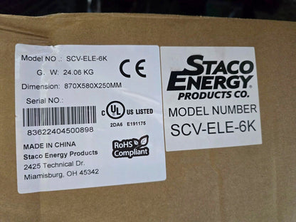 Staco Energy SCV-ELE-6K- 6kVA Rack Mount UPS Module