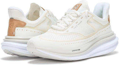 Cole Haan Mens ORIGINAL GRAND QUADSTAR RUNNER  Sneaker Casual Shoe - 10 - Ivory