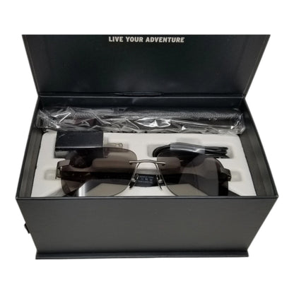 LUCYD LCD009-40 LIGHT GRAY SUNGLASSES (134018-1A) IR  LOC. OFC-106 SMART GLASSES