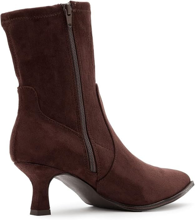 Dolce Vita DV Lalana Boots Womens Size 7 Brown Faux Suede Ankle Booties New