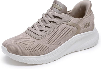 Skechers Women's Hands Free Slip-Ins: Bobs Sport Squad Chaos-Current Muse Sneake
