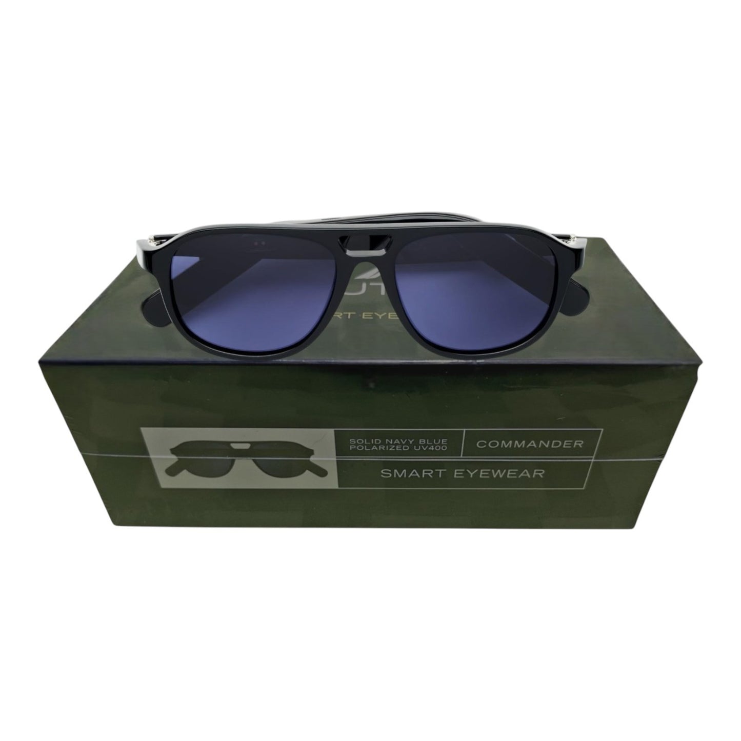 NEW $225 Nautica Smart Eyewear SUNGLASSES POLARIZED Powered By Lucyd Commander