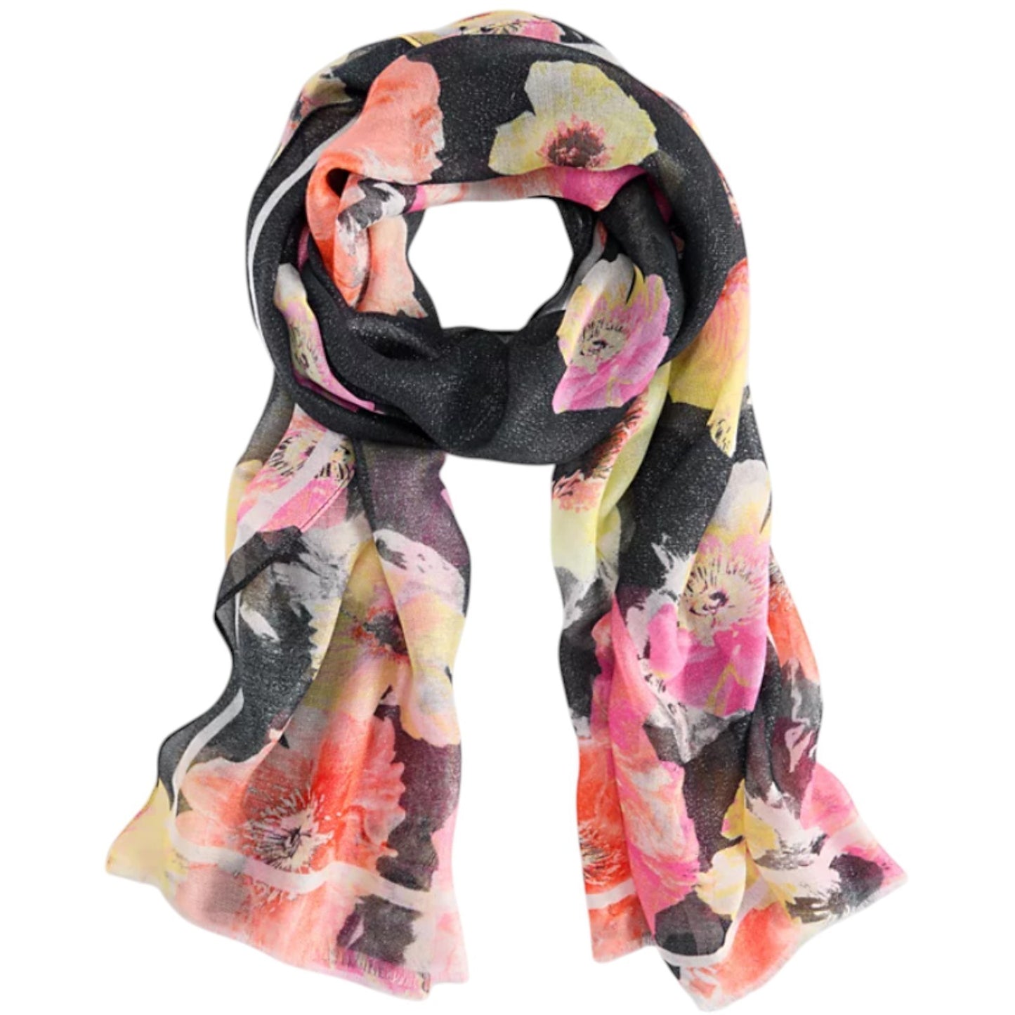 I.N.C. International Concepts Floral Square Scarf 48x48  and Floral Wrap 76x27