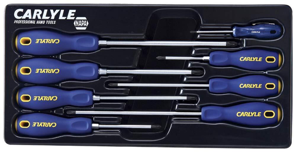 Carlyle Hand Tools SDSP8 Screwdriver Set