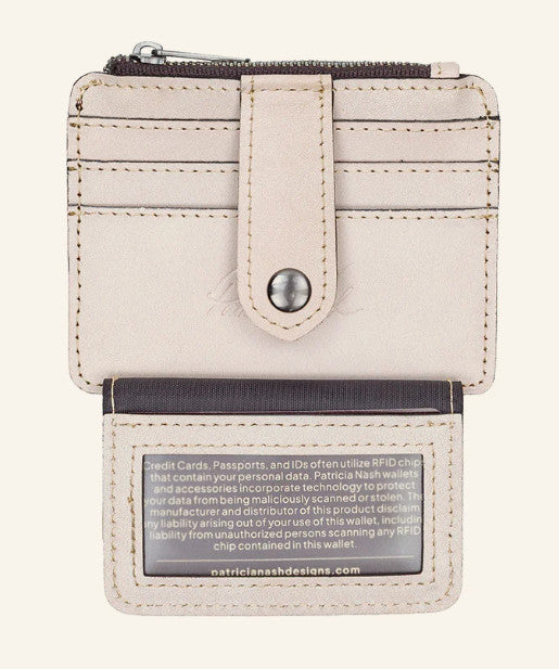 PATRICIA NASH CASSIS CREDIT CARD & I.D. WALLET AEGEAN BLOOM  NWT