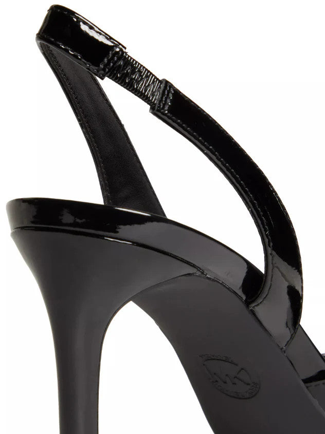 MICHAEL Michael Kors Alina Flex Slingback Pumps - Black Patent Leather