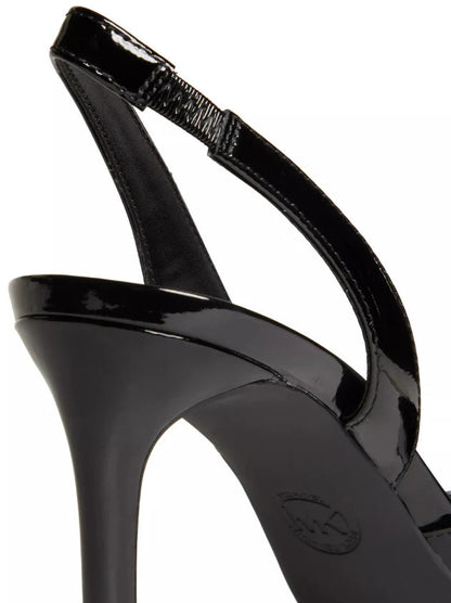 MICHAEL Michael Kors Alina Flex Slingback Pumps - Black Patent Leather