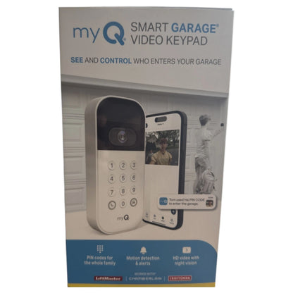 Chamberlain my Q Smart Garage Video Keypad - White - MYQ-K40TXXW 8098