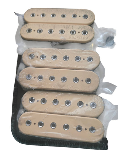 DiMarzio Regular Spaced Super 2 Humbucker Creme W/Chrome Poles DP 104