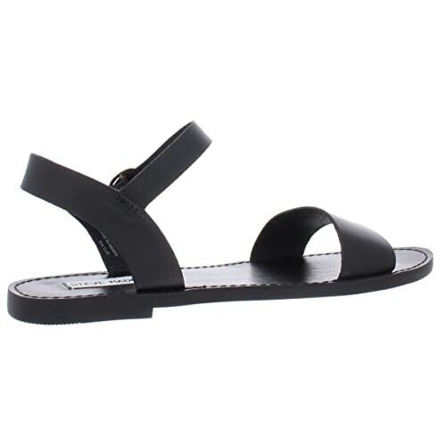Steve Madden Women's Donddi Sandal - Black Leather Size 8 NIB