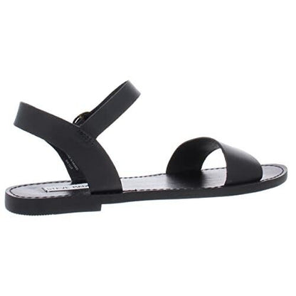 Steve Madden Women's Donddi Sandal - Black Leather Size 8 NIB