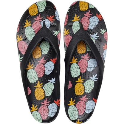 NWT Crocs Kadee II Pineapple Flip Flop Beach #213337