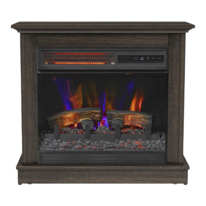 ChimneyFree Higgins 25" Waverly Oak Wall Mantel Electric Fireplace 18RM309-PO132