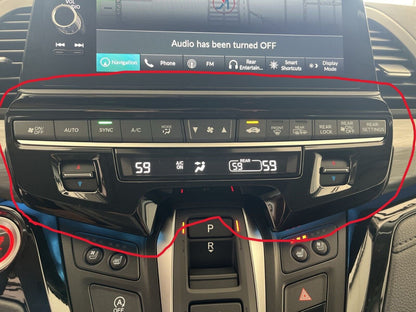 2025 HONDA ODYSSEY A/C HEATER TEMPERATURE CLIMATE CONTROL OEM 79600THRA312M1