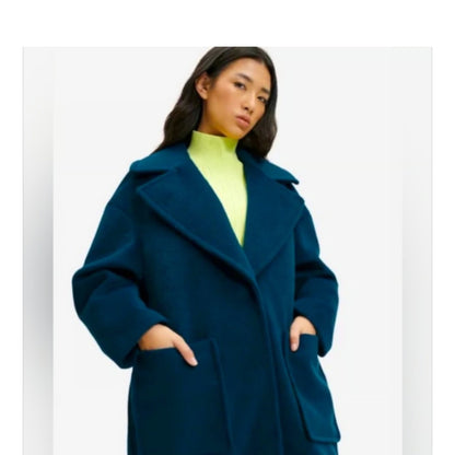UGG RTW Hattie Long Oversized Coat | Size M | Teal