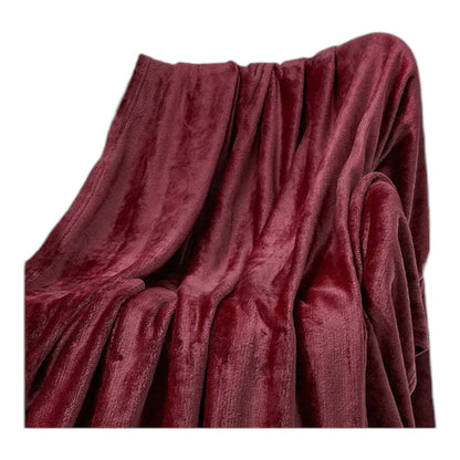 Bearpaw Super Cozy Blanket | Twin/Twin XL | Size 66" x 92" Maroon Blanket