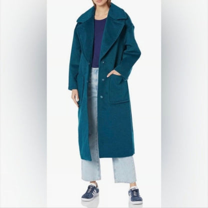 UGG RTW Hattie Long Oversized Coat | Size M | Teal