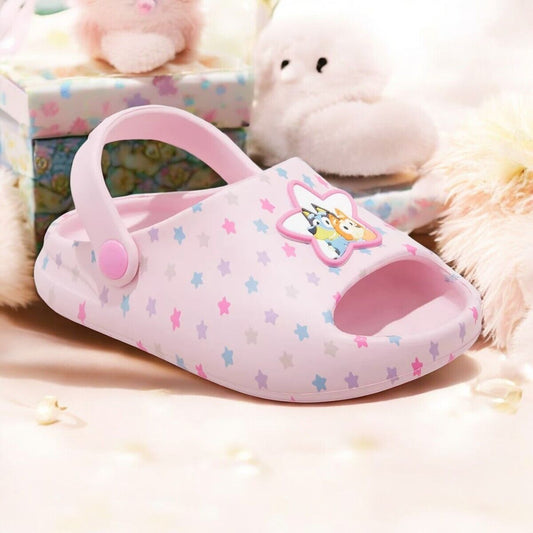 Toddler Bluey Comfort Slide Sandals,Pink, Size 9T