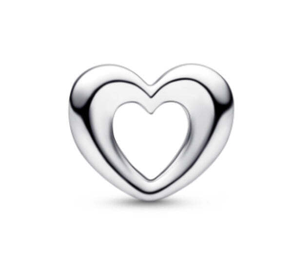 Authentic Pandora Radiant Open Heart Charm (792492C00)
