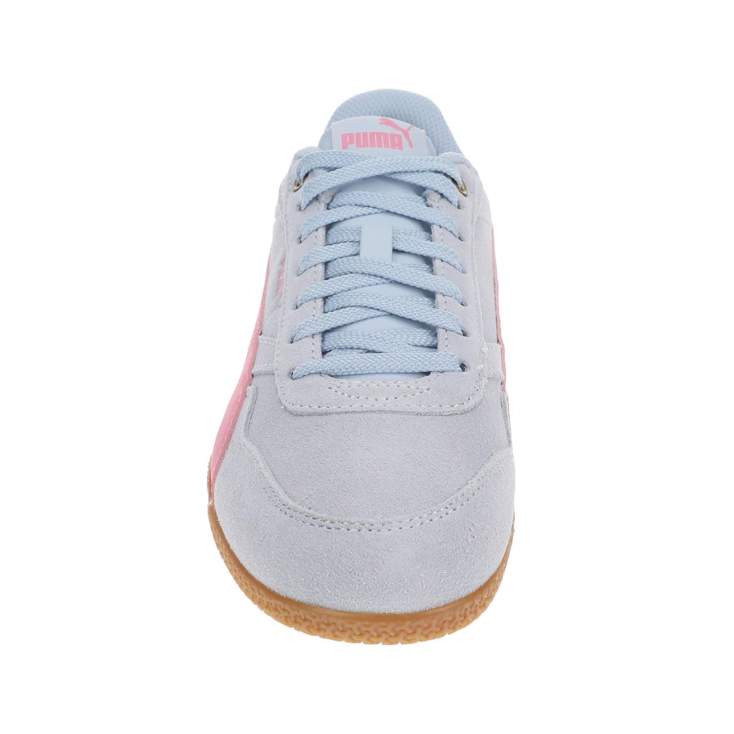 PUMA Bella Donna SD Jr Girls' Youth Sneaker, 5.5 M US Big Kid, Tropic Blue-Pink