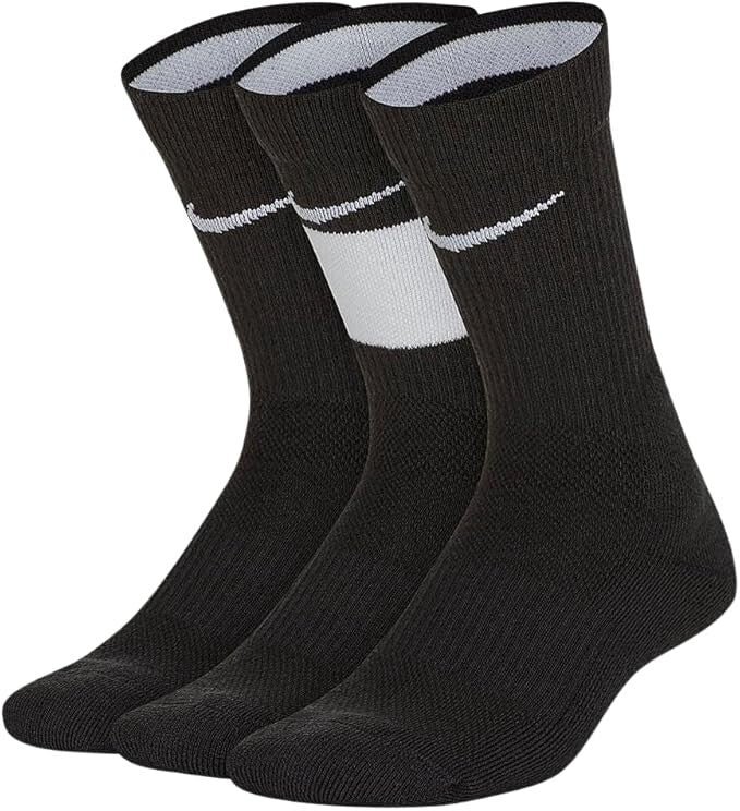 New Original Nike Elite Socks Dri-Fit Basketball Crew Size Medium 3-Pack