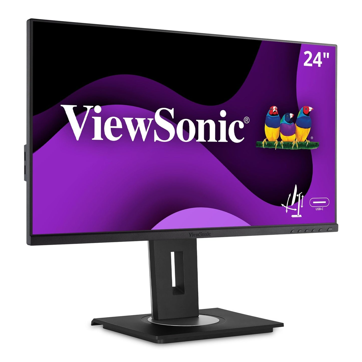 ViewSonic Docking Built-in Gigabit Ethernet and 40 Degree Tilt Ergonomics