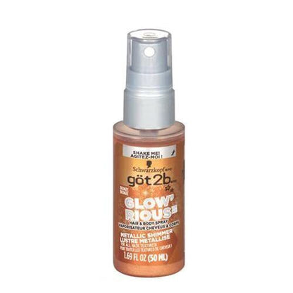 got2b GLOW'RIOUS Metallic Shimmer Hair Glitter & Body Glitter Duel Spray