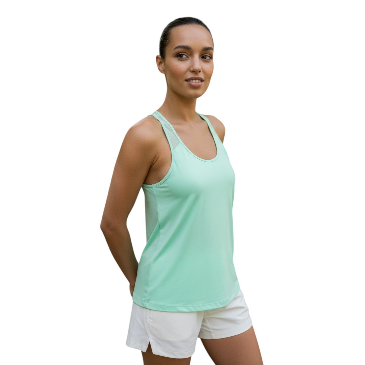 Victoria’s Secret Sport VSX Black Mesh Racerback Tank Top