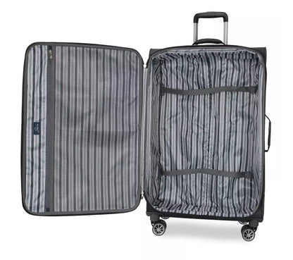 Skyway Flair Soft SIde Lightweight 28" Spinner Suitcase - Color = Midnight Palm