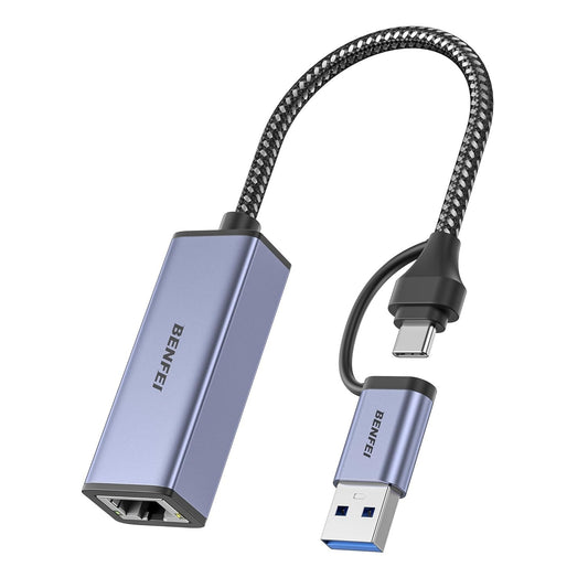 BENFEI USB 3.0 to Ethernet Adapter, USB C to RJ45 Gigabit LAN (1000Mbps) Network