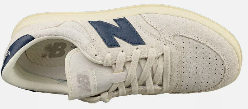 New Balance 500 Mens Casual Sneakers in Off White Navy - 9.5 US