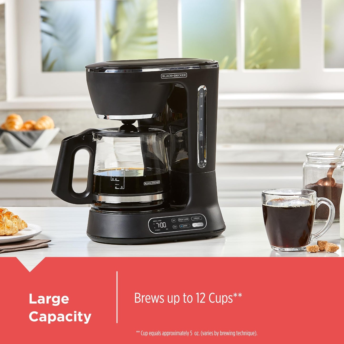 BLACK+DECKER 12-Cup Digital Coffee Maker