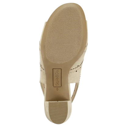 Style & Co Women's Peggyy Peep-Toe Sandals | Papyrus (Cream) |