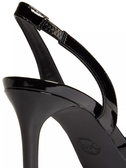 MICHAEL Michael Kors Alina Flex Slingback Pumps - Black Patent Leather