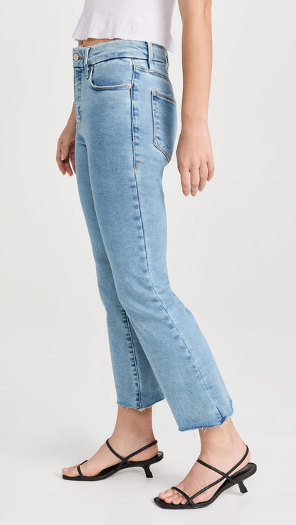 Blue670 Good Legs Crop Mini Boot Jeans
