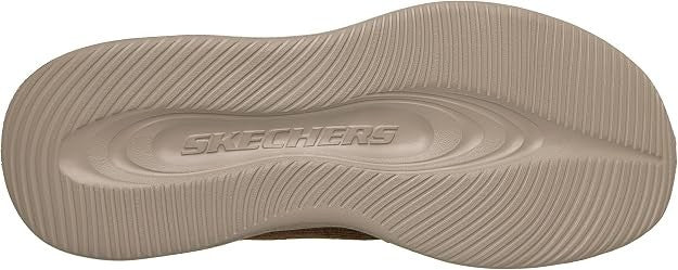 NEW MENS SKECHERS SLIP INS RELAXED FIT SLOAN ORBITAL Khaki KNIT Shoes AUTHENTIC