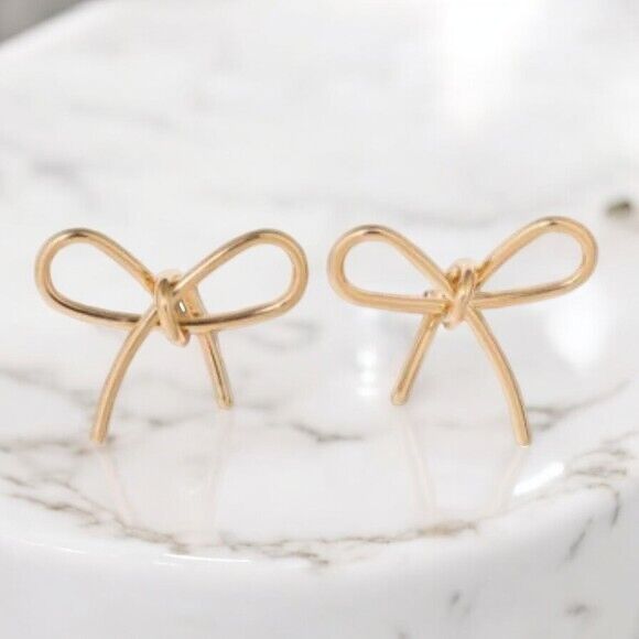 SUGARFIX by BaubleBar Gold Bow Earrings - Gold