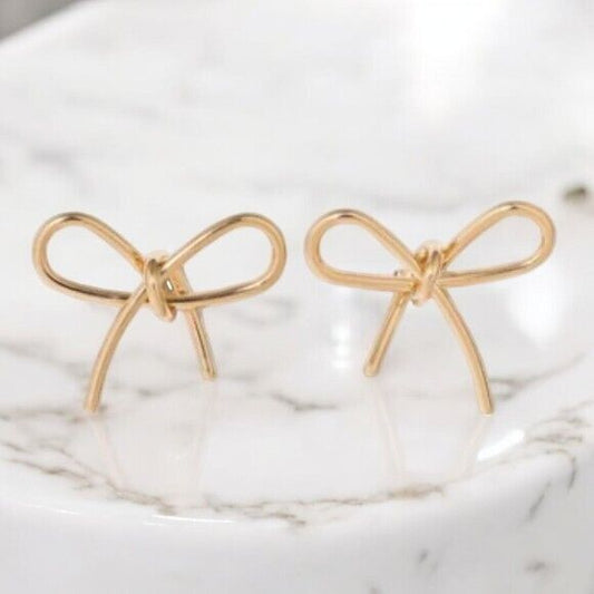 SUGARFIX by BaubleBar Gold Bow Earrings - Gold