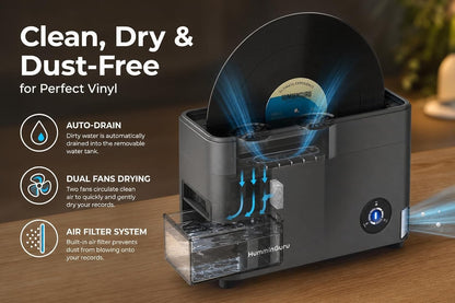 HumminGuru Ultrasonic Vinyl Record Cleaner HG01 - Brand New In Box NIB 12" LP