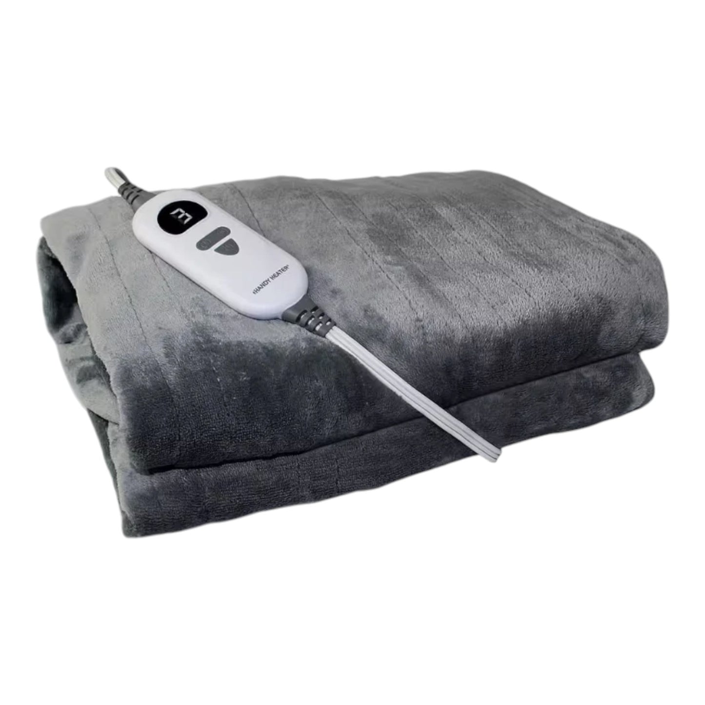 Handy Heater Sherpa Throw Blanket 50"x60" Plush Heated Blanket