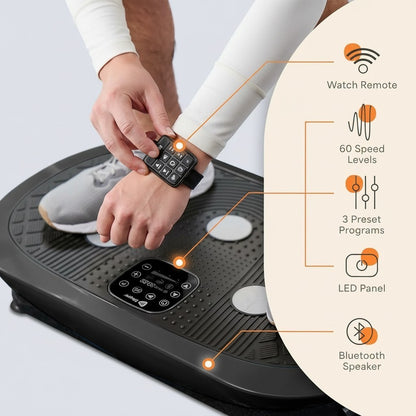 LifePro Rumblex Plus 4D Vibration Plate Exercise Machine | Whole Body Fitness