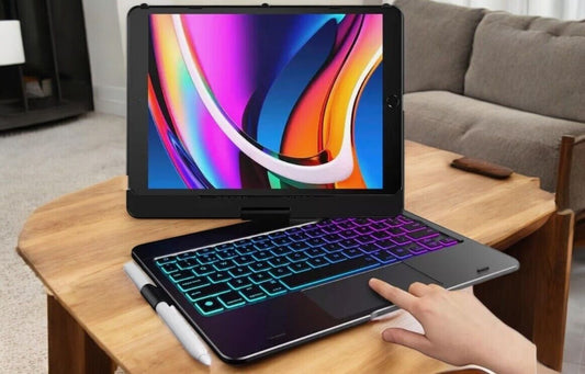 Typecase Touch Wireless Keyboard Case For iPad 9th Gen | Black Flexbook Touch