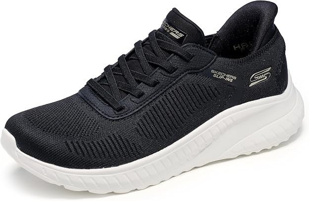 Skechers Women's Hands Free Slip-Ins: Bobs Sport Squad Chaos-Current Muse Sneake