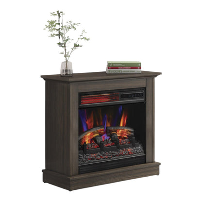 ChimneyFree Higgins 25" Waverly Oak Wall Mantel Electric Fireplace 18RM309-PO132