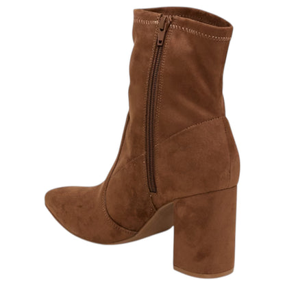 Old Navy Women's Faux-Suede Heeled Boots | #788052 | Side Zipper | Size 7 & 8