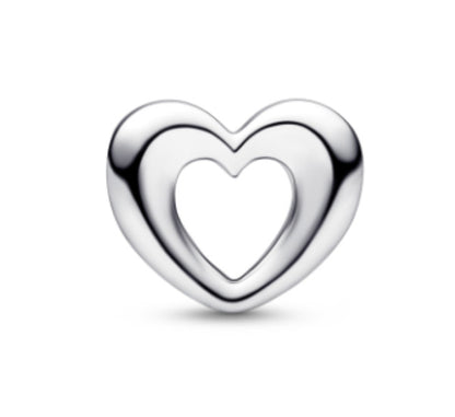 Authentic Pandora Radiant Open Heart Charm (792492C00)