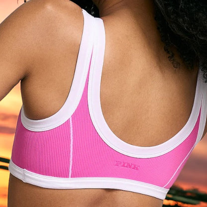 Victoria's Secret PINK The Wave Soft Seamless Contour Sports Bra
