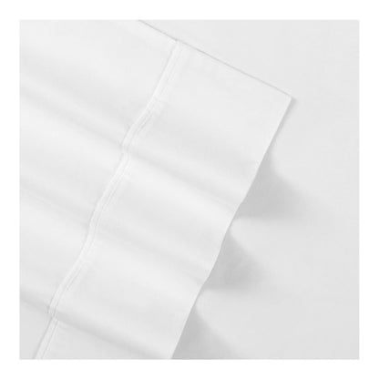 Columbia Breathable Cotton Percale 4 Piece King Size Sheet Set | 4 Color Options